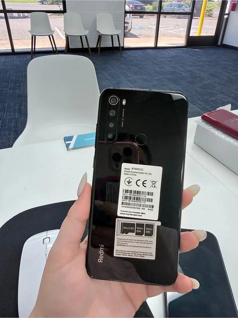 Xiaomi Redmi Note 8 Black Unlocked Smartphone NWT