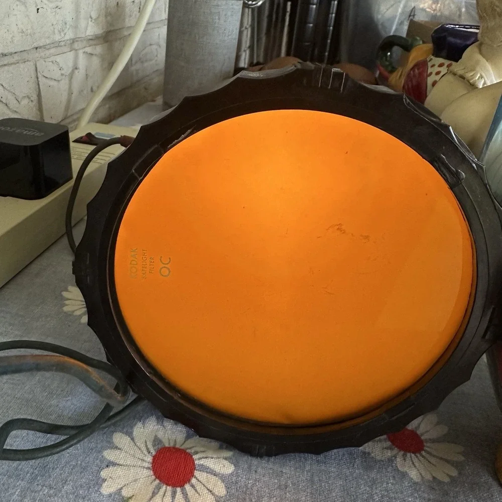 Vintage Kodak Safelight Lamp Model A Darkroom Light Safelight‎ OA Filter Works