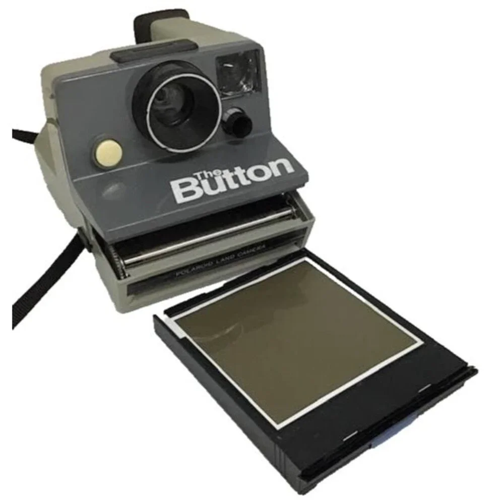 Polaroid Land Camera The Button Instant Film Decor Prop Repair Parts Strap Vtg