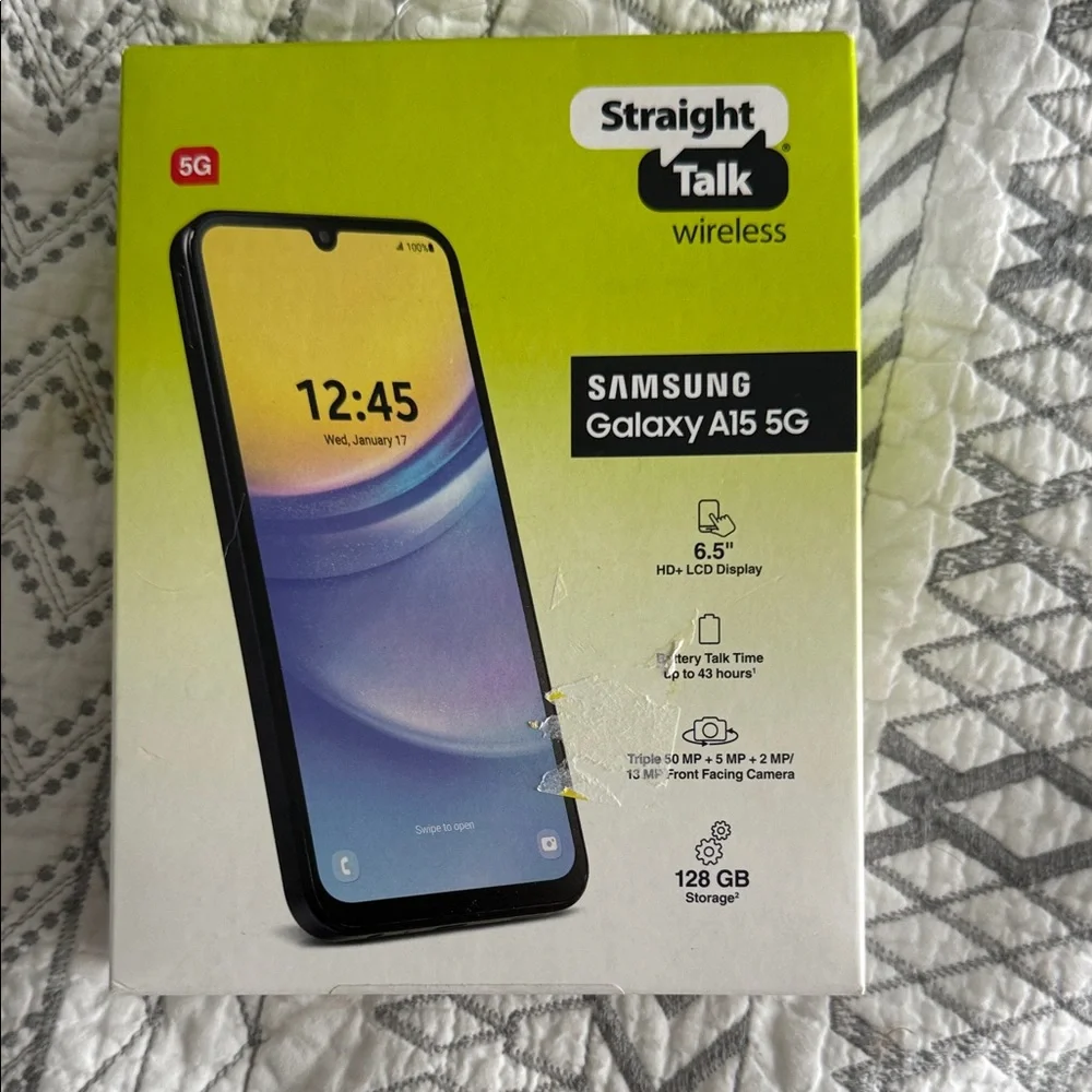 Samsung Galaxy A15 5G Smartphone - Black