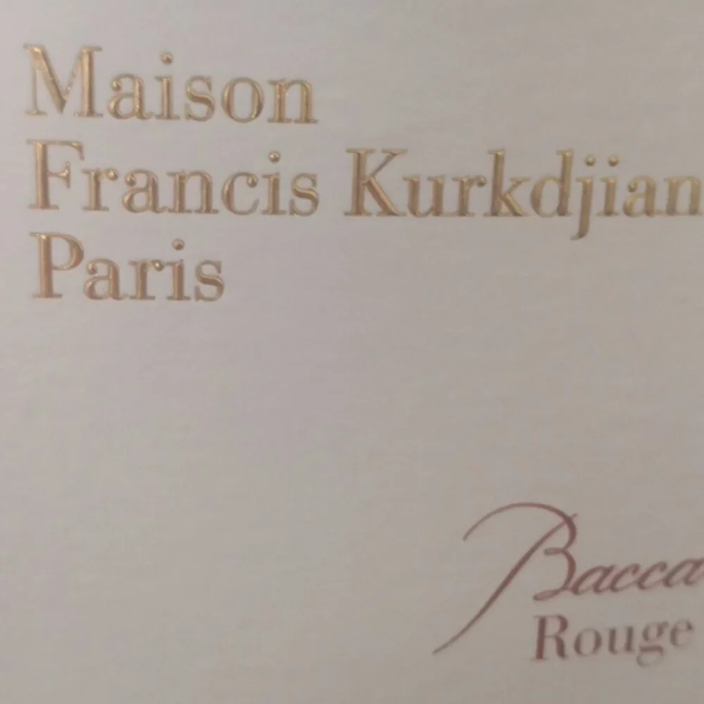 BACCARAT only sample