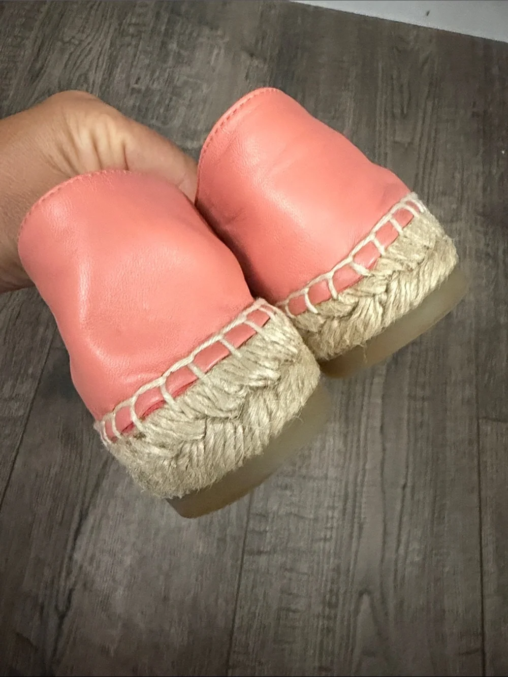 CHANEL leather espadrilles