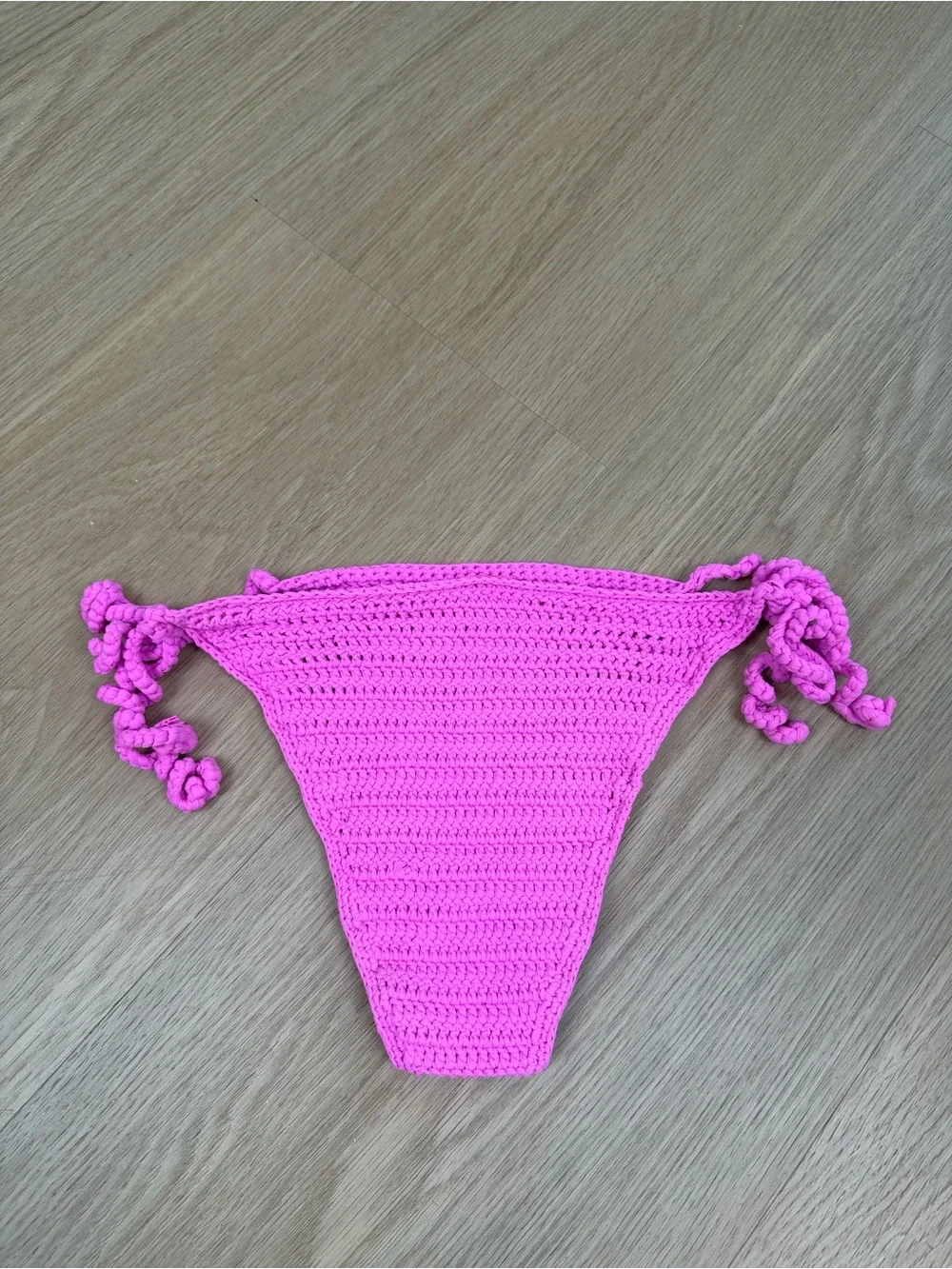 SKIMS Crochet Tie-Side Bikini Bottom M