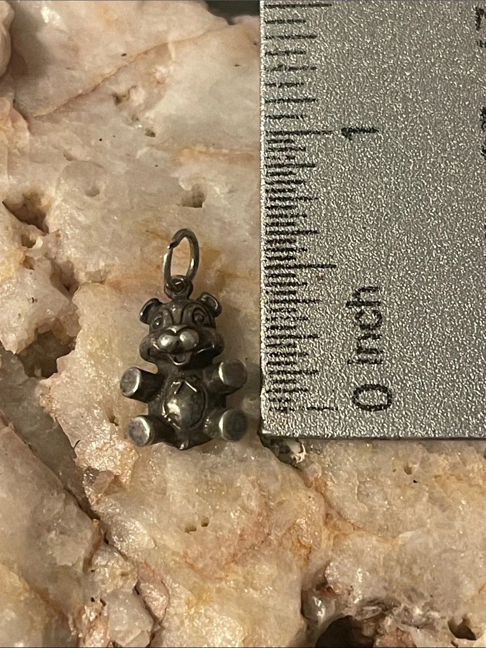 Sterling Silver Teddy Bear Charm