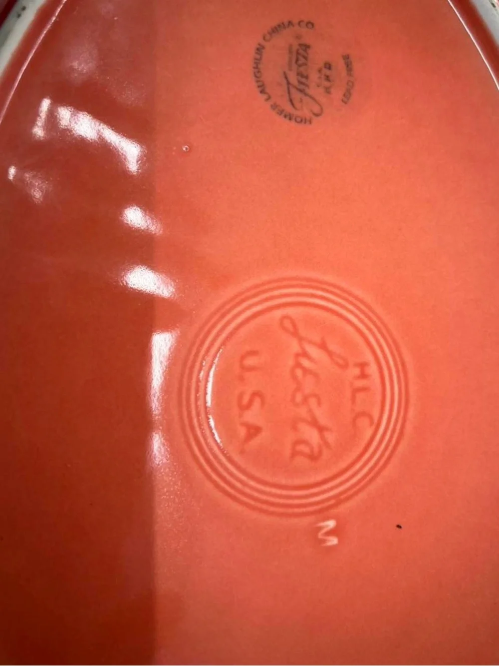 FiestaWare Persimmon Orange Oval Platter