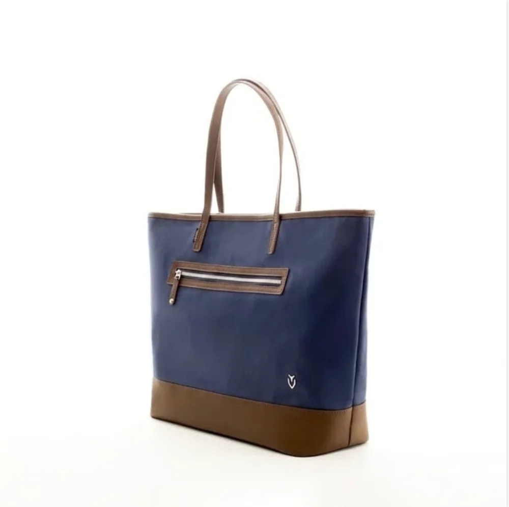Vessel brown blue