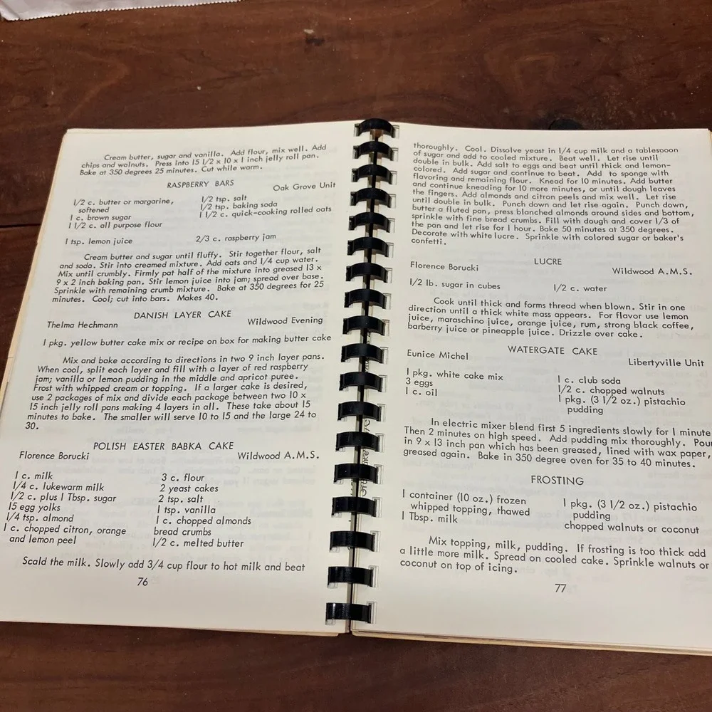 Lake County Homemakers Extension Association international cookbook
