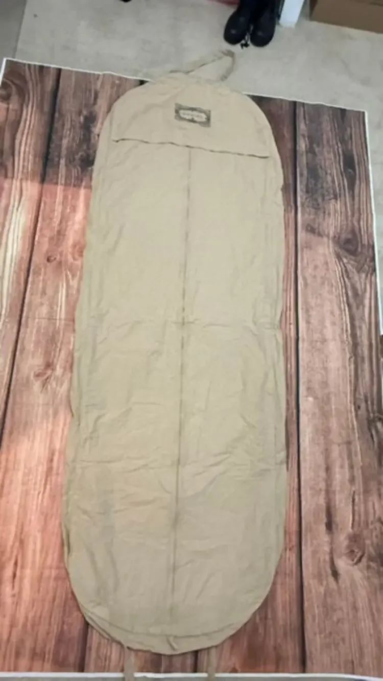 Gucci Garment Bag Dust Cover With Handles Beige Unisex One Size 81x28 in