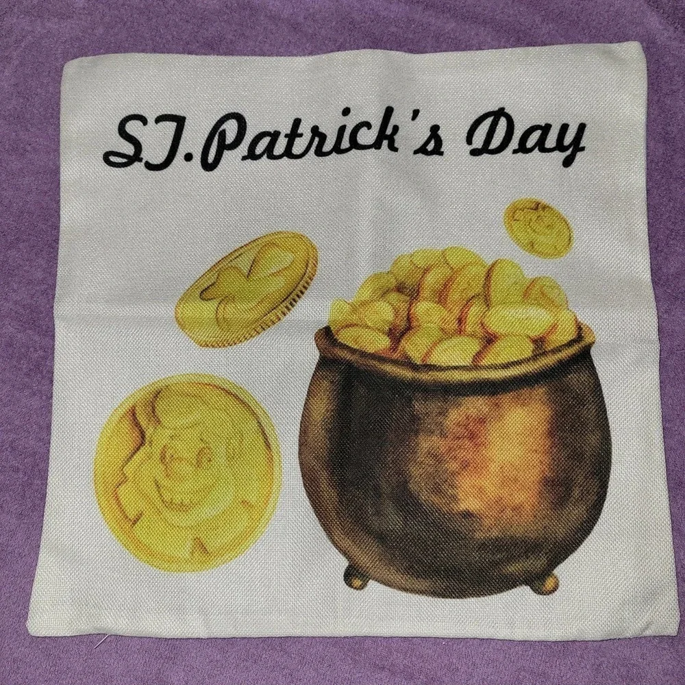 Set of 4 pillowcases st patricks
