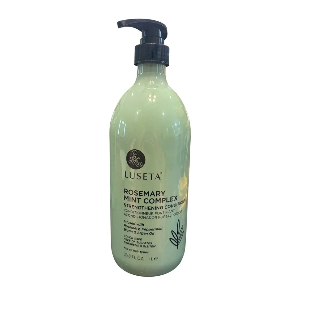 Luseta Rosemary Mint Complex Strengthening Conditioner 33.8oz 1L Salon Size Pump