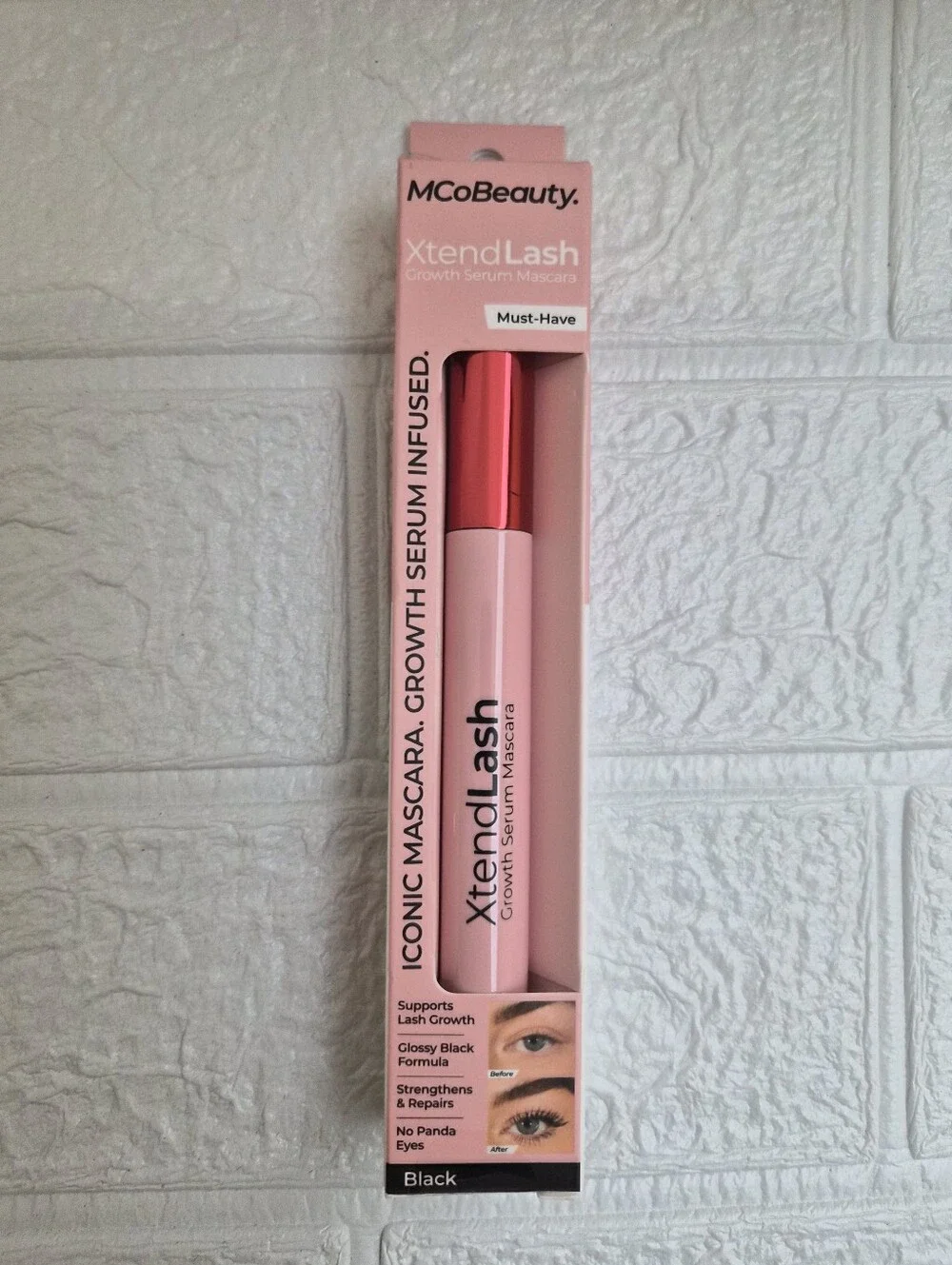 MCoBeauty - XtendLash Growth Serum Mascara - Black 2 in 1 in Black Nip
