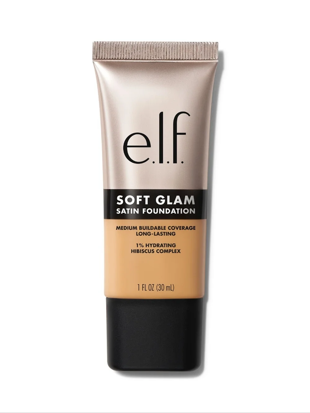 5/$25, Free: e.l.f cosmetics Soft Glam Satin Foundation (Shade: Medium Warm)