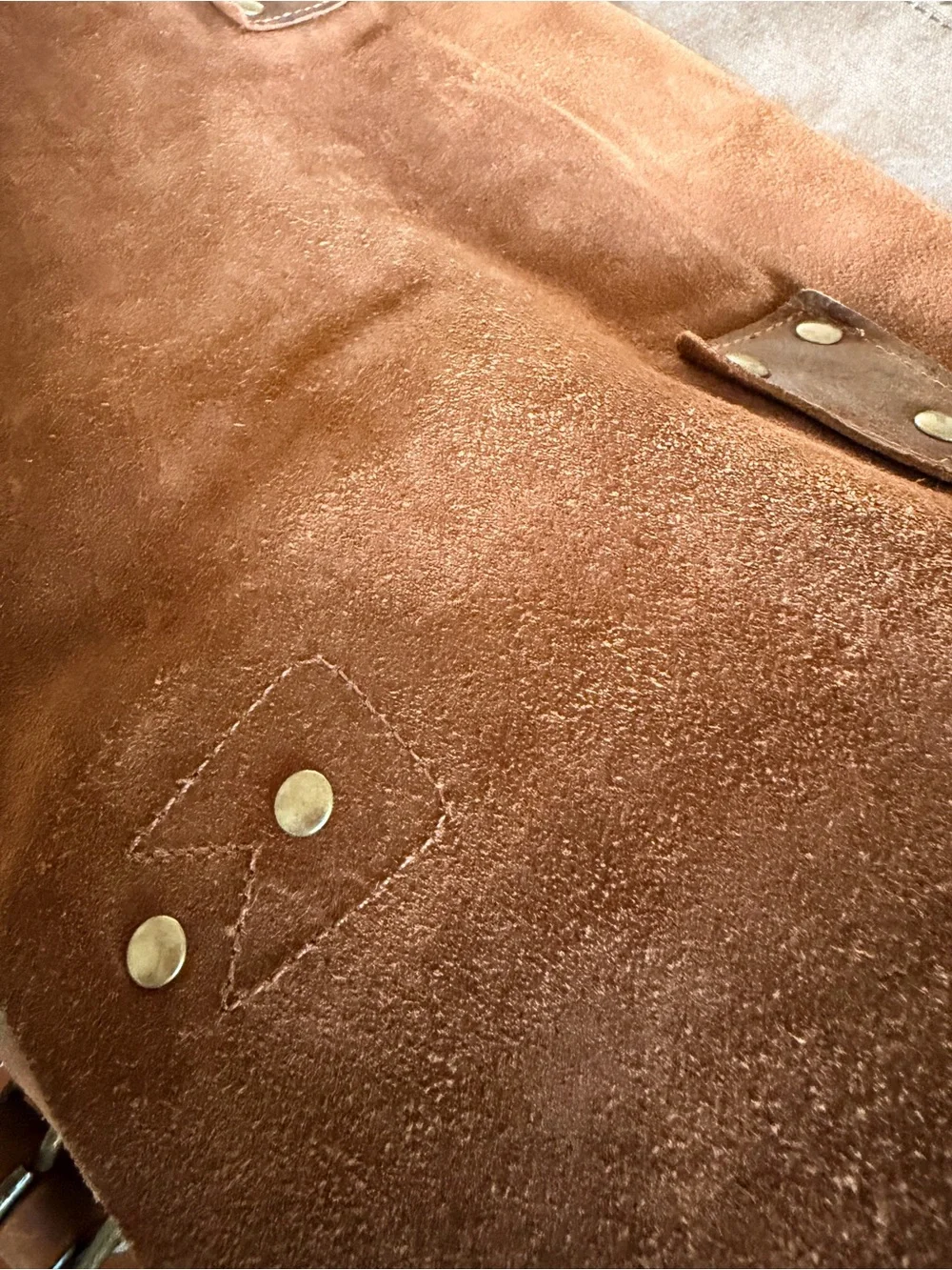 Wilsons Leather Vintage Canvas Laptop Messenger Bag Briefcase Satchel Brown