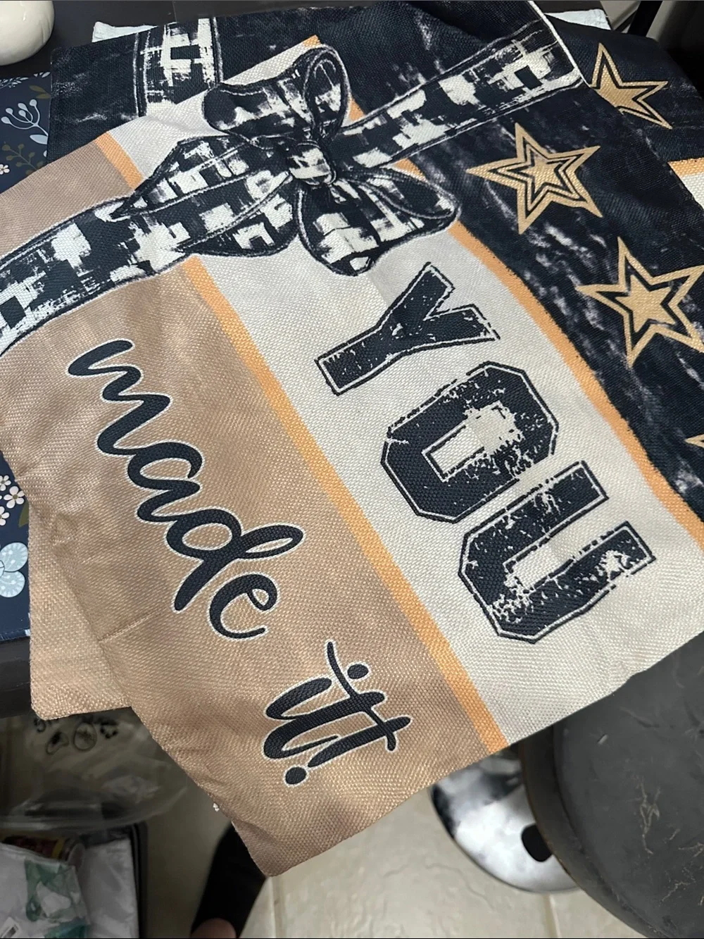 Source Unknown graphic fabric