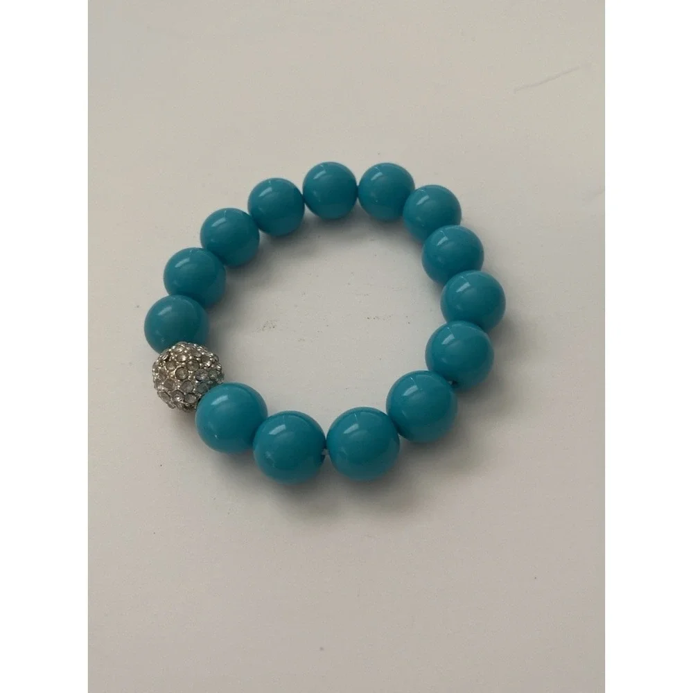 Stella‎ & Dot Mini Soirée Bracelet In Turquoise Bead Girls New In Original Box