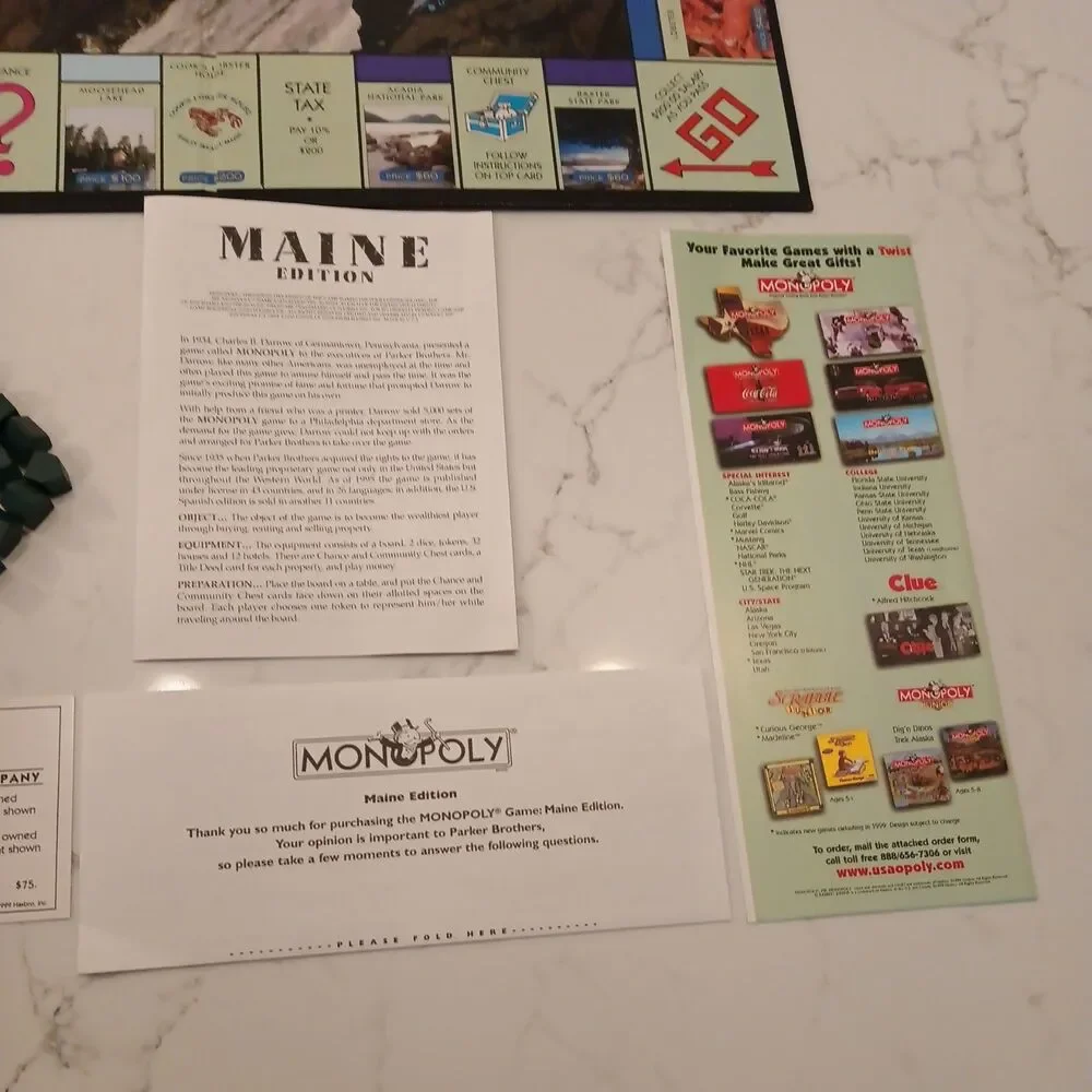 Hasbro monopoly board