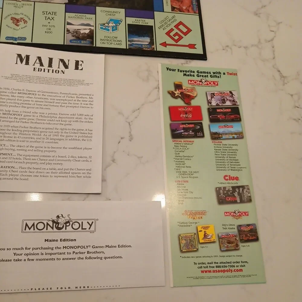 Hasbro monopoly board
