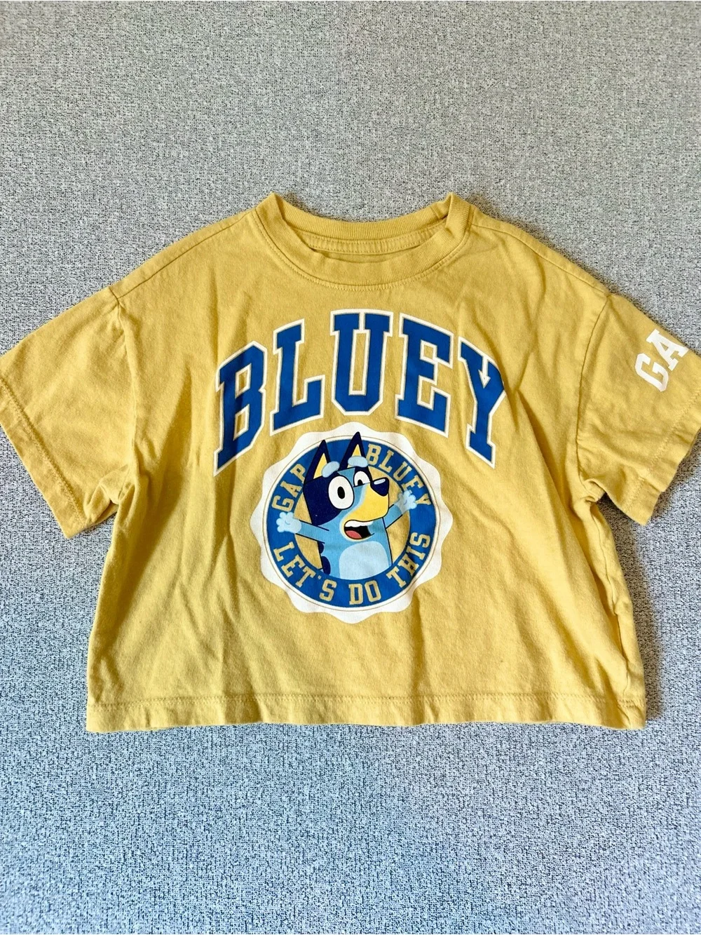 babyGap x Bluey Graphic Tee Mustard Yellow 3T, Gap Kids Toddler Fashion