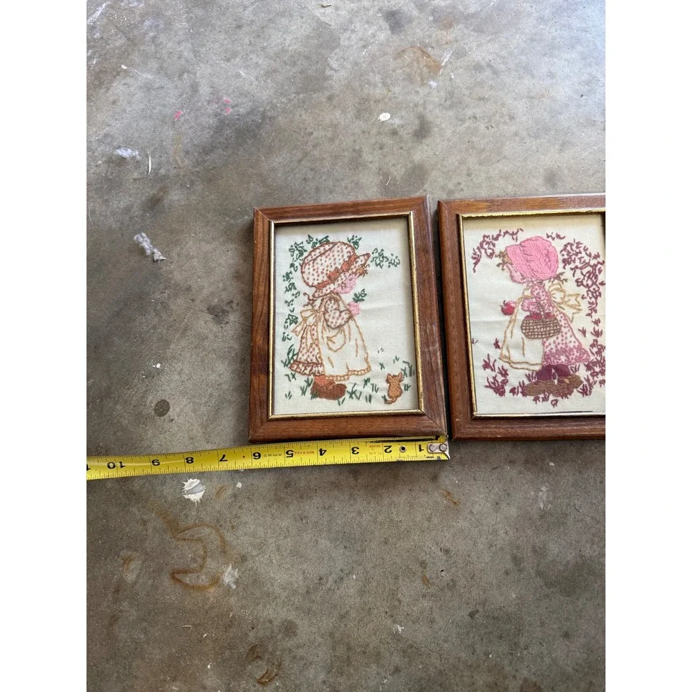 Handmade vintage framed