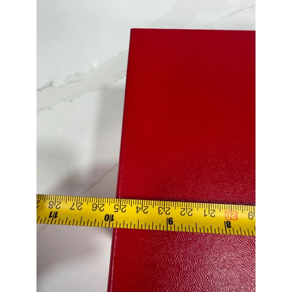 Baccarat Red Empty Gift Presentation Storage Box 10