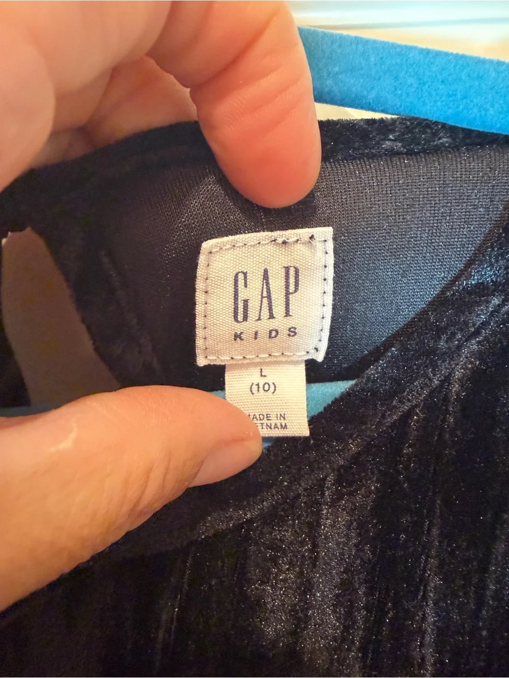 GAP velvet tiered