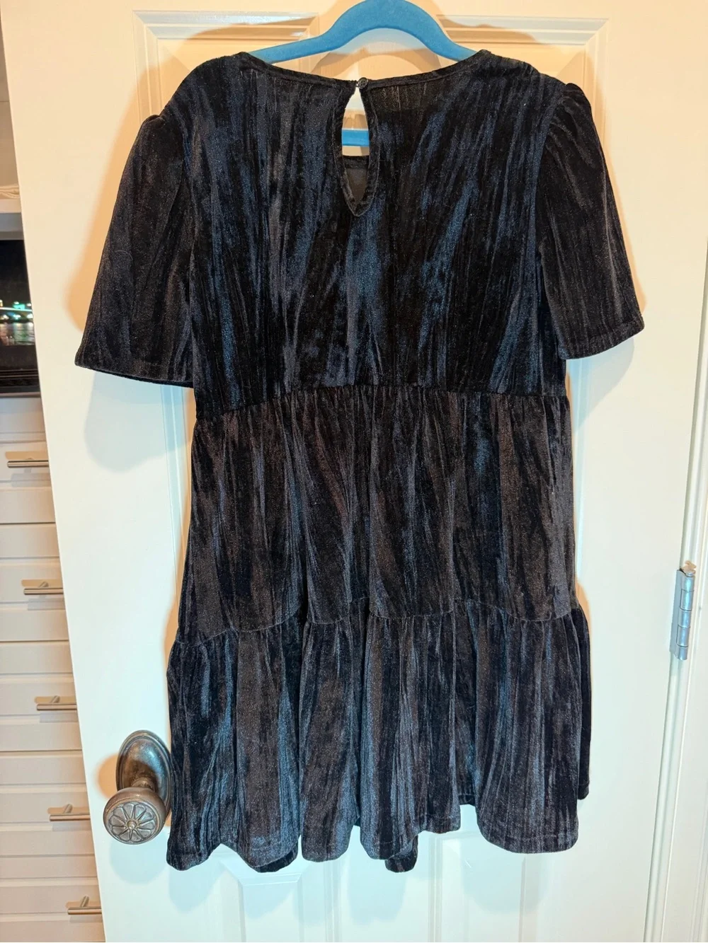 GAP velvet tiered