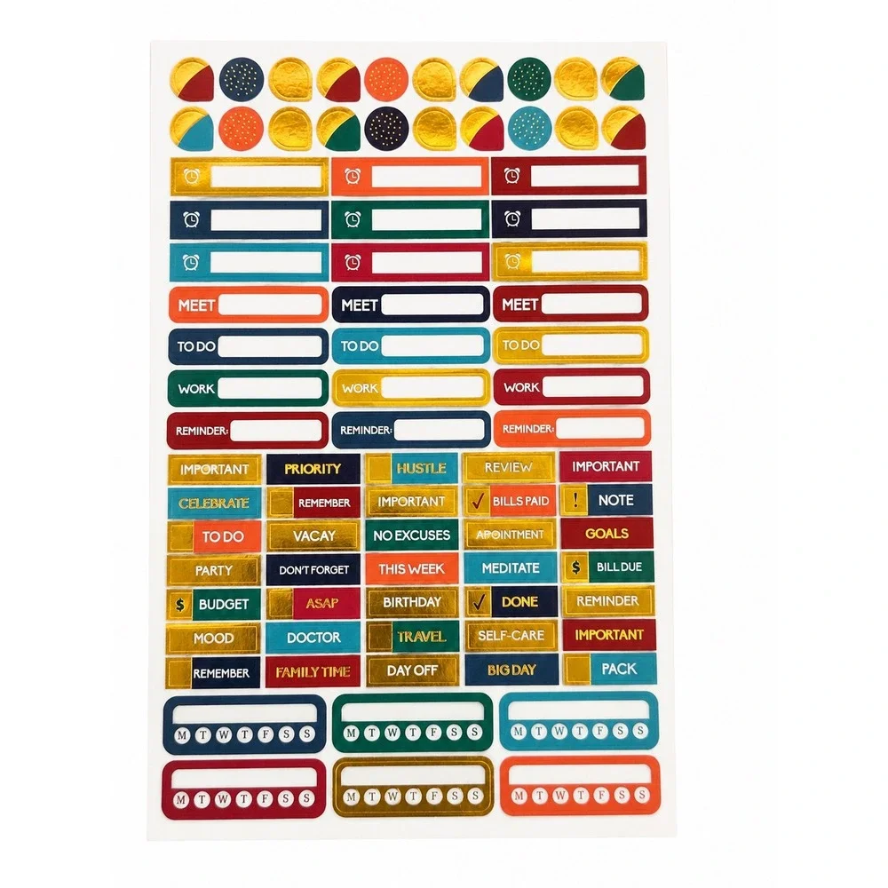 Planberry Budget Planner Organizer Undated 12 Month‎ Tropical Monstera A5