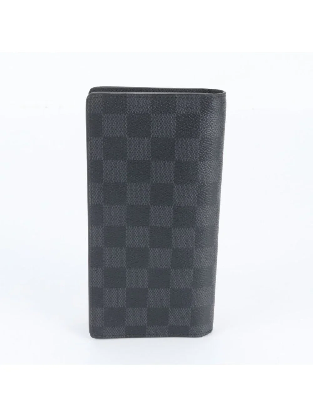 Louis Vuitton Damier Graphite Portefeuille Brazza Leather Wallet