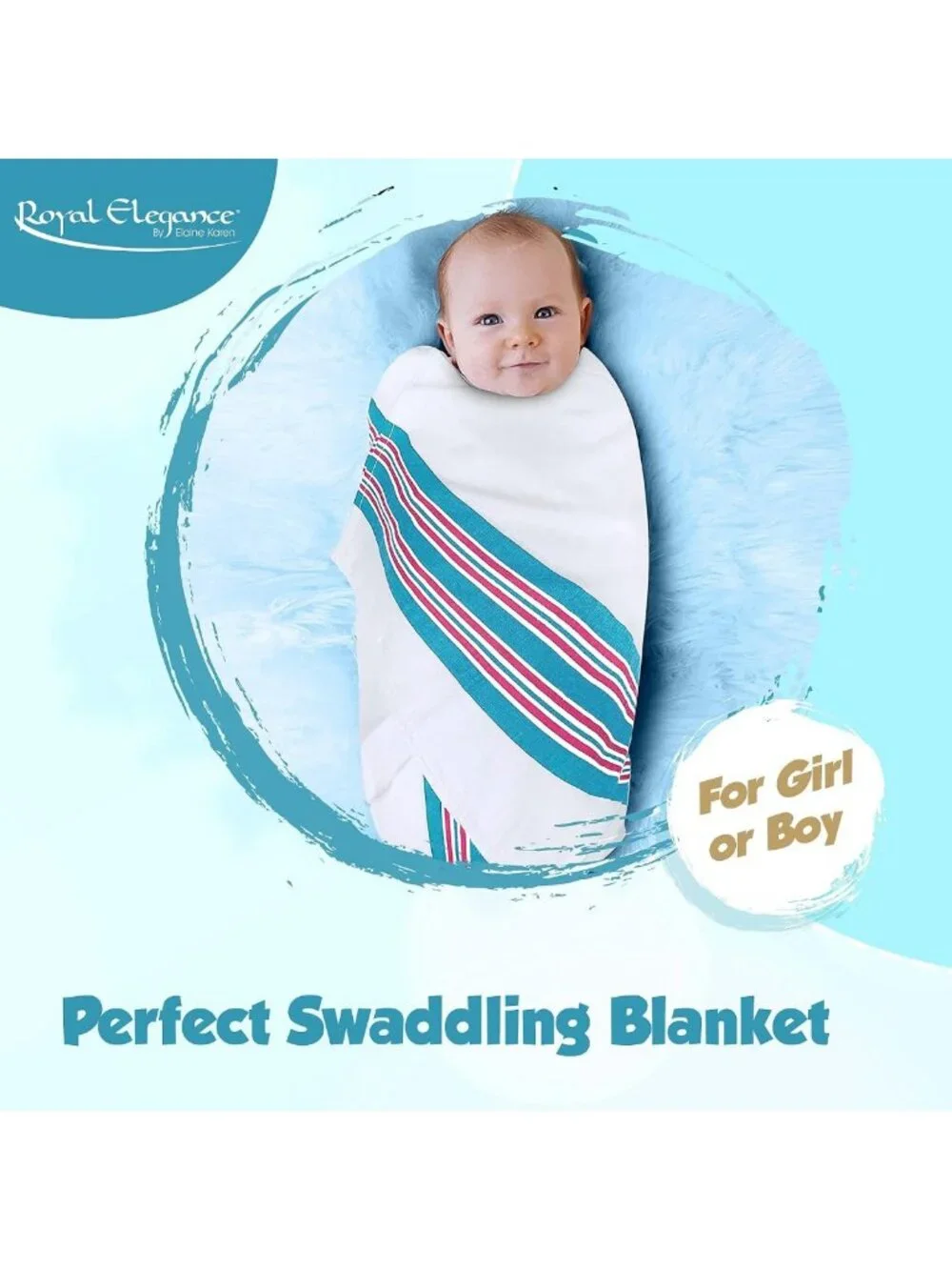Soft 100% Cotton Unisex Hospital Receiving Blankets - Flannel 12 Pack, Cozy