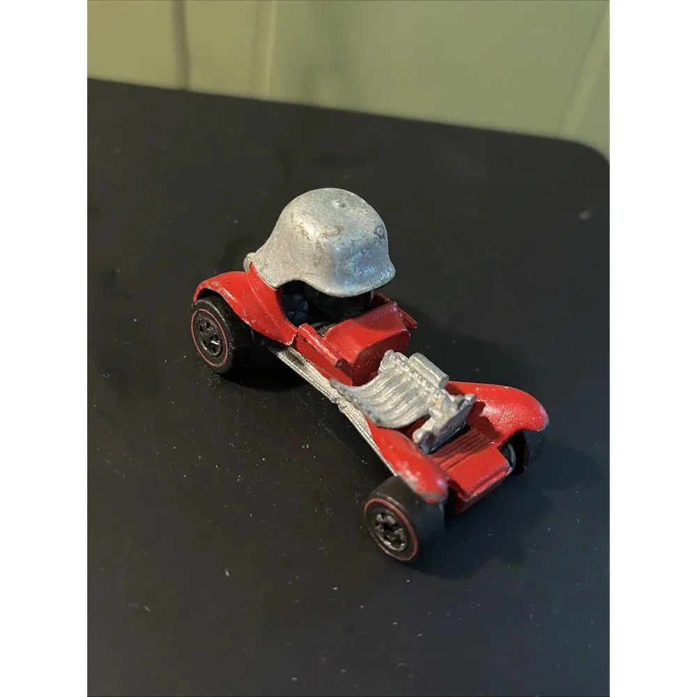 Vintage Hot Wheels Redline Red Line Toy Car 1969 Red Baron Original‎ Biker Drag