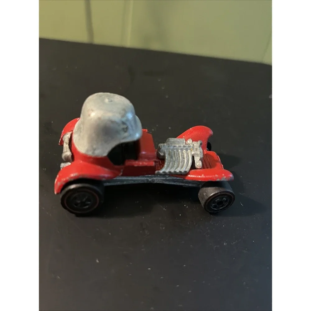 Vintage Hot Wheels Redline Red Line Toy Car 1969 Red Baron Original‎ Biker Drag