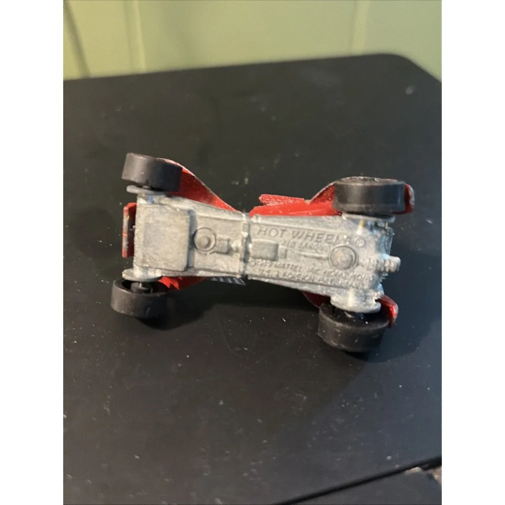 Vintage Hot Wheels Redline Red Line Toy Car 1969 Red Baron Original‎ Biker Drag