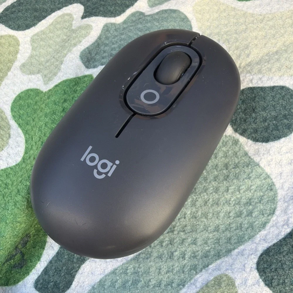 Logitech POP Mouse,Bluetooth‎ Mouse with Customizable Emojis, Graphite