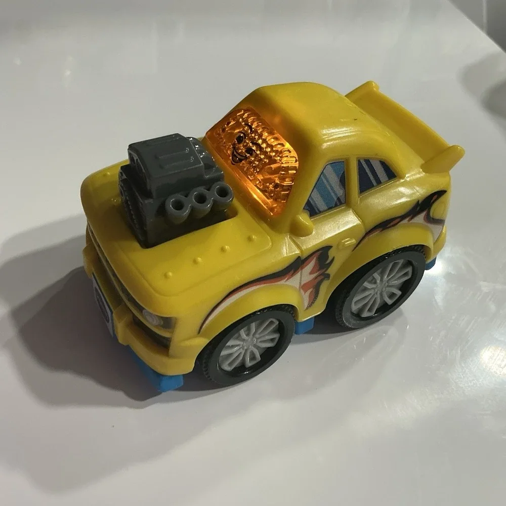VTech Go Go Smart Wheels Toot Toot Confident Stunt Car Yellow Tested Works Great