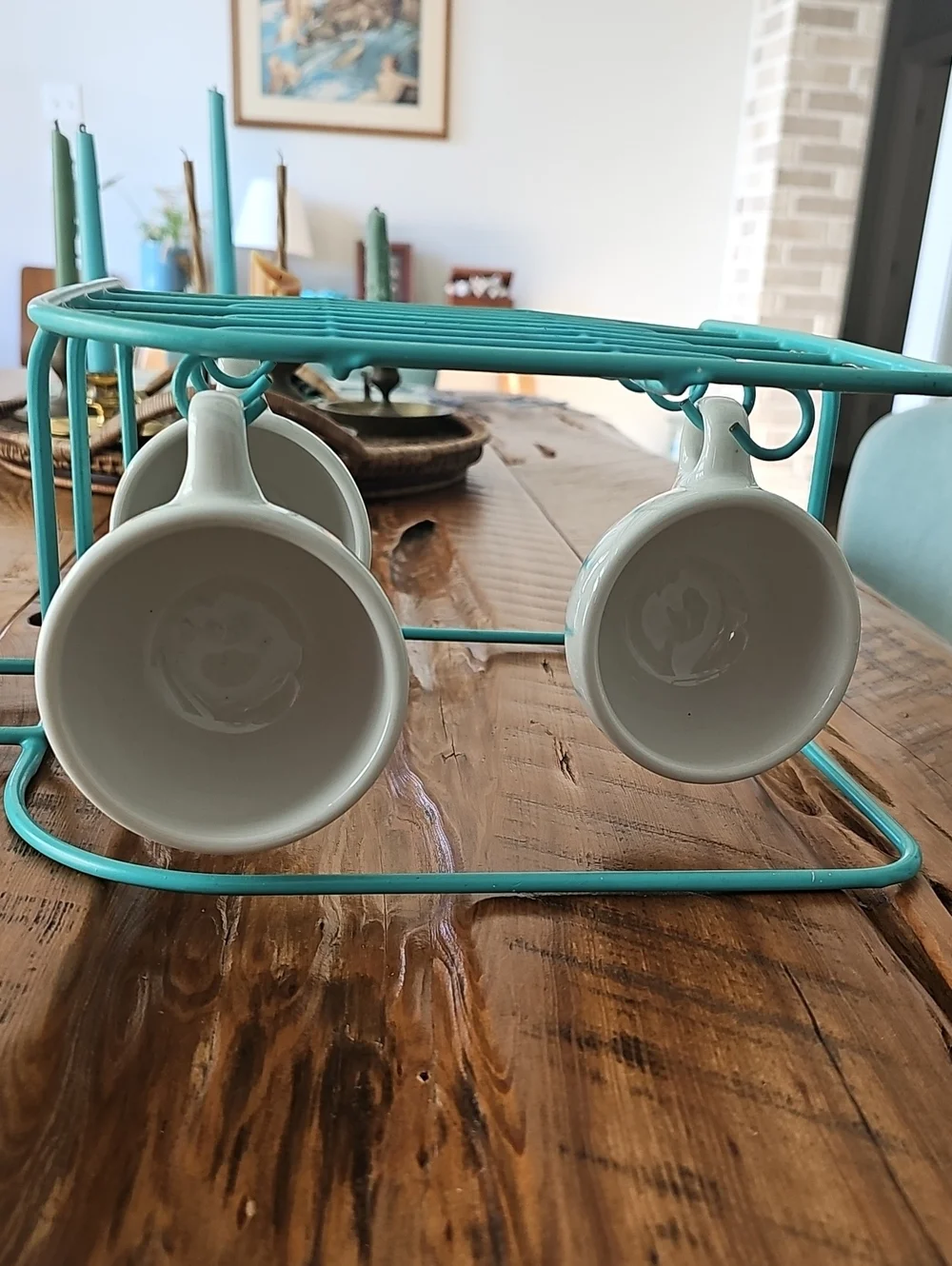 Vintage Rubbermaid Dish Rack Aqua