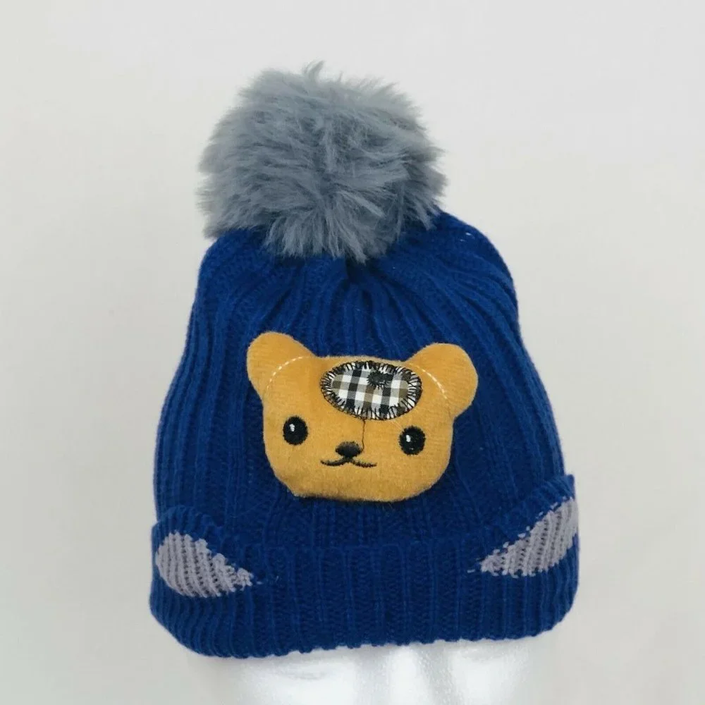 Knit blue kids color