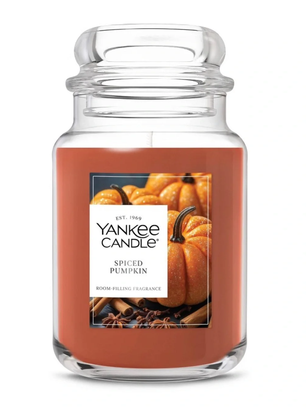 Yankee Candle Spiced Pumpkin Original Large 22oz Jar Candle