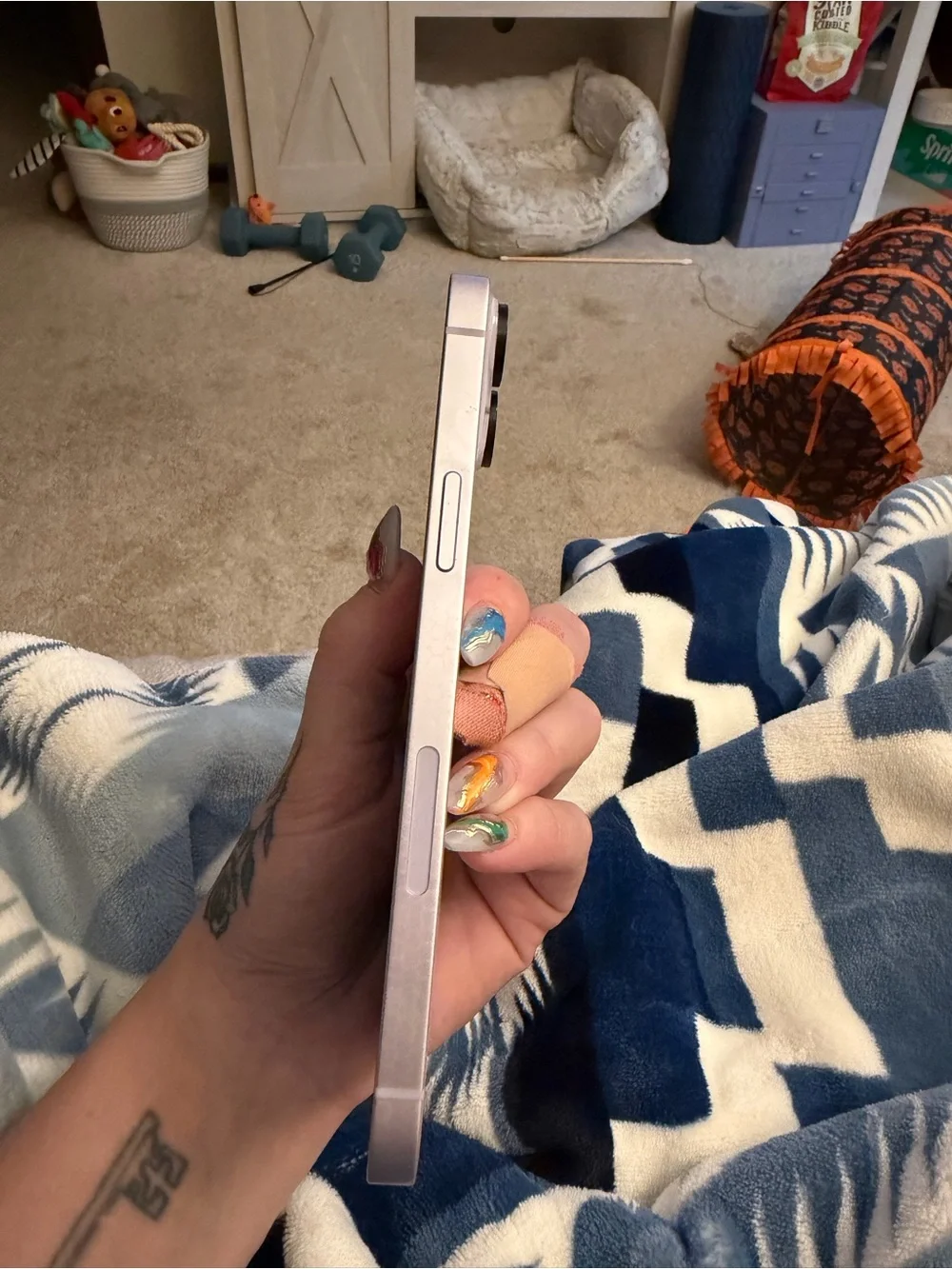 Apple iPhone 14 Plus in purple with Dual Rear Cameras