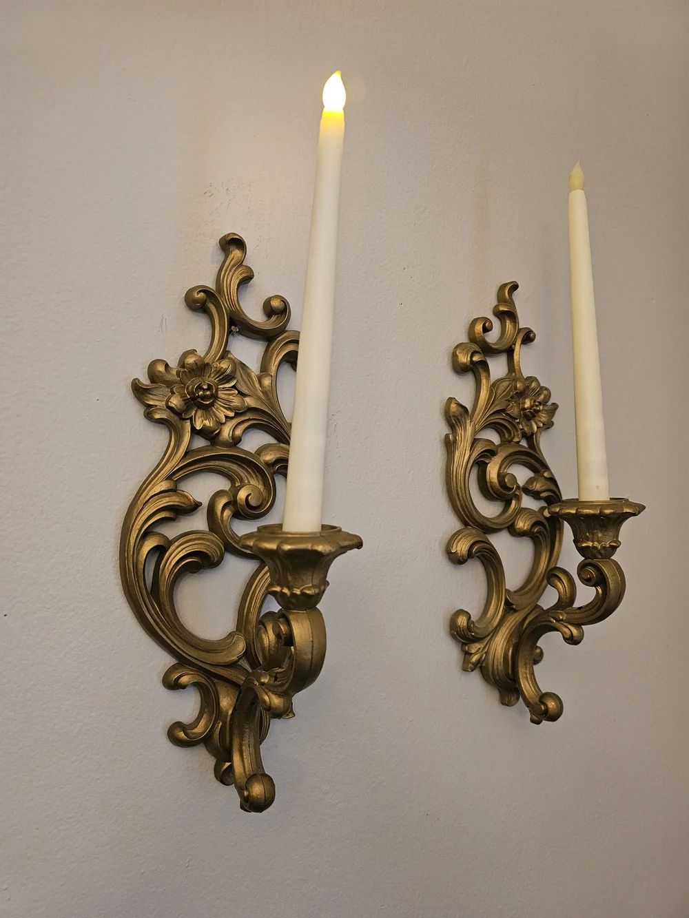 Homco pair ornate