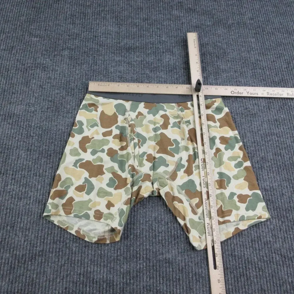 Free Fly Boxer Briefs Mens S Multicolor Vintage Camo Bamboo Motion NWT
