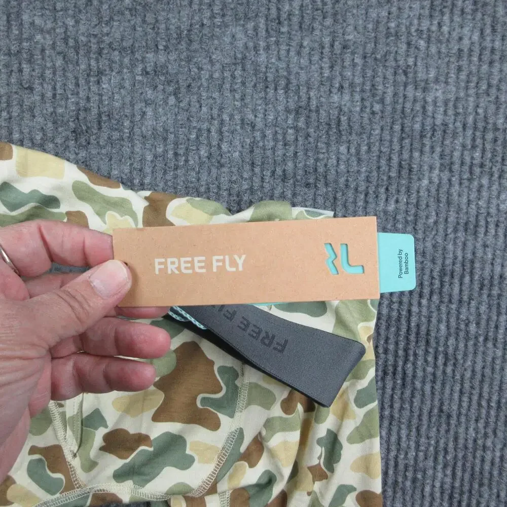 Free Fly Boxer Briefs Mens S Multicolor Vintage Camo Bamboo Motion NWT