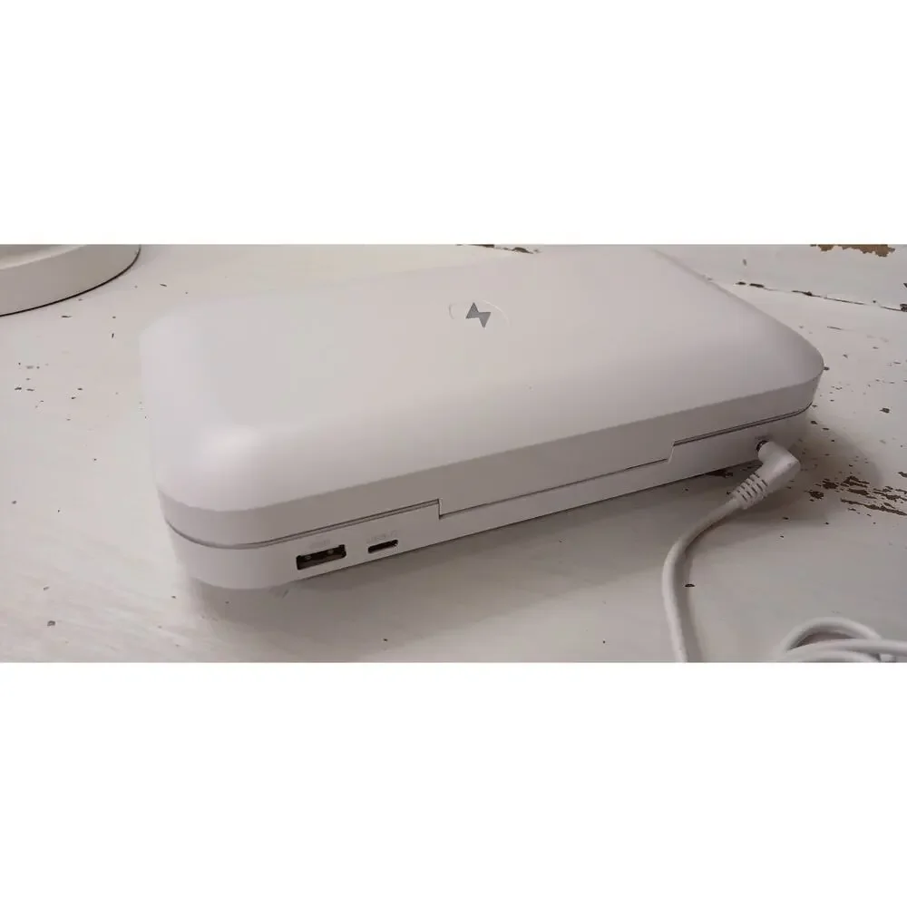 PhoneSoap Model No. 500-1 Cell Phone Cleaner White Clean Your Phone Used