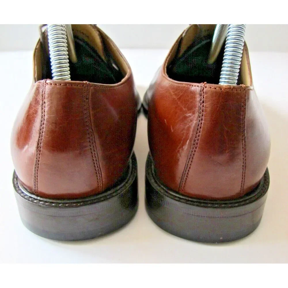 Men's Size 8.5M J. Murphy by Johnston & Murphy Novick Brown Cap‎ Toe Dress Shoes