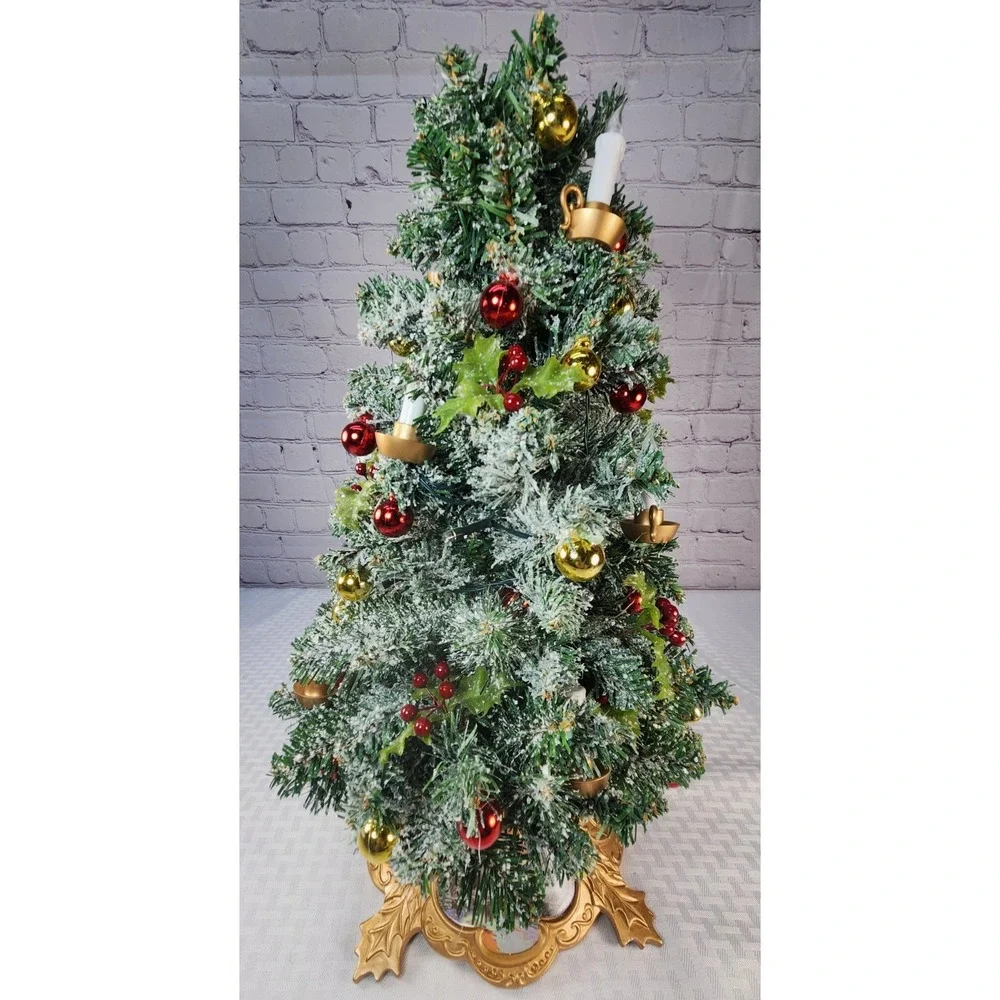 Thomas Kinkade Bradford Exchange LIGHT UP CHRISTMAS TREE #A2267 Limited Edition
