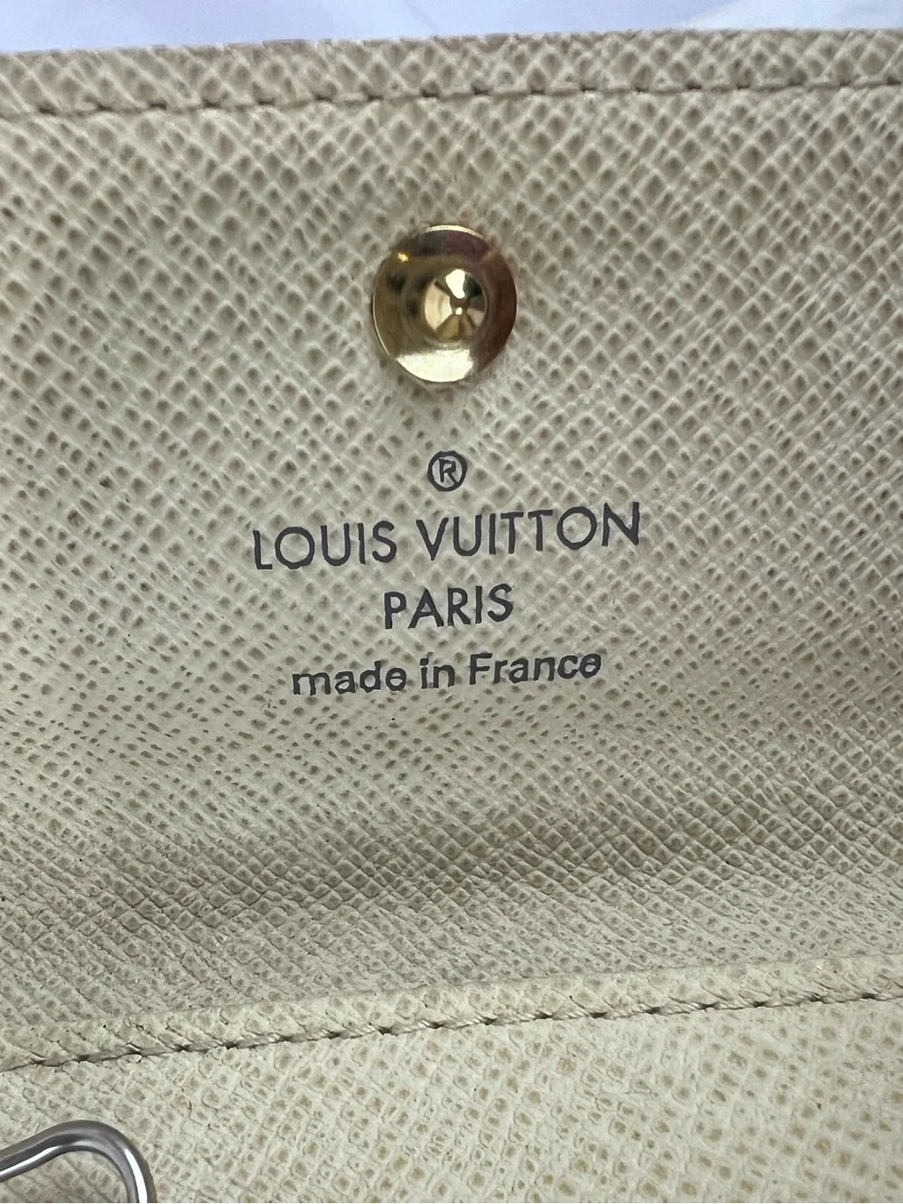 Louis Vuitton Damier Azur 4 Key Ring Holder