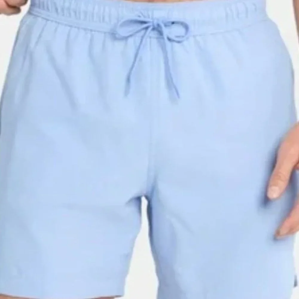 Light Blue Men's 3XL Swim Trunks Swim Shorts 6 Inch Inseam SIZE 48-50 NEW