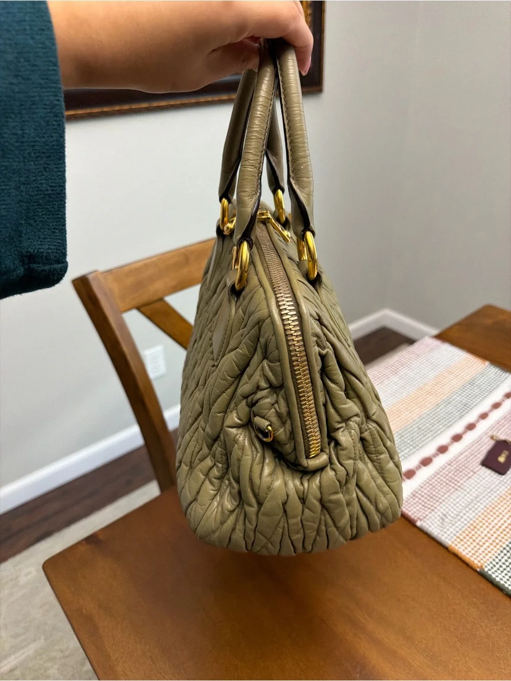 Miu Miu soft olive