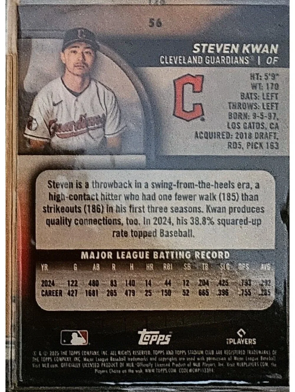 Topps steven kwan