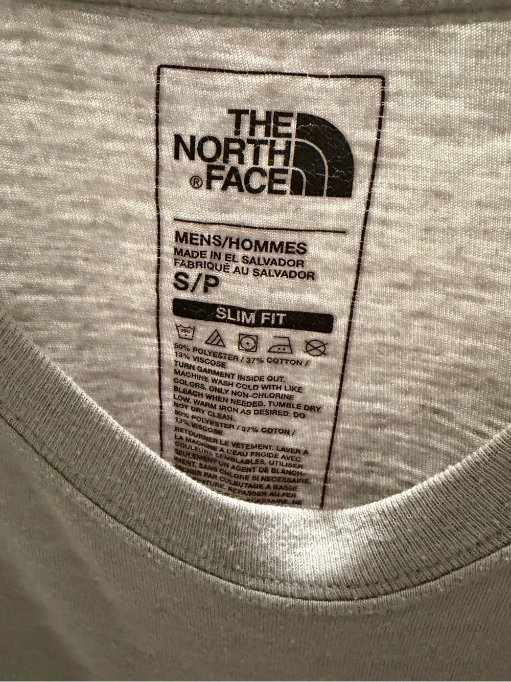 The North Face light gray