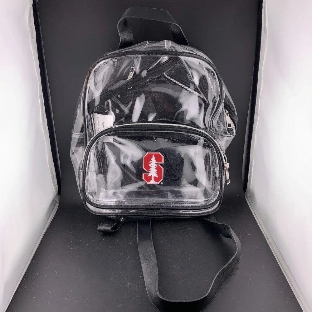Logobrands Stanford University Backpack Womens Small Clear Good Stadium Bag